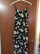 Women’s ASOS Black Floral Maxi Dress Size 6-8 NWT
