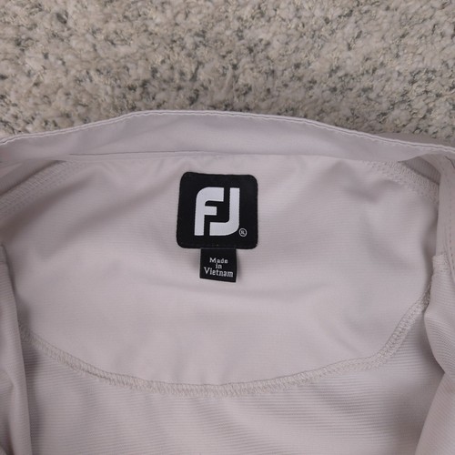 FootJoy Windshirt Mens XL Long Sleeve Red Bank Catholic Logo Wind Shirt 1/2 Zip - Picture 7 of 11