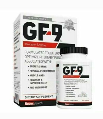 Novex Biotech GF-9 Growth Factor Dietary Supplement 84 Capsules Exp 10/2025 NEW!
