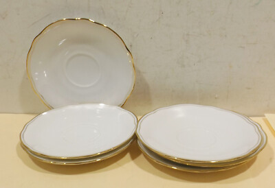 6stk. schöne vintage Rheinpfalz Hartporzellan Germany 4 Unterteller Dm.15,5cm