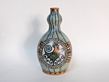 vase art déco grès kéramis Charles Catteau  belgium la louvière rare décor coq
