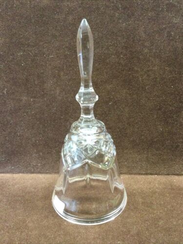 GALWAY Poland 24% Lead Crystal Bell 7" Tall - Foto 1 di 4