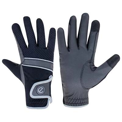 eQUEST GripPro X-LITE leichte Reithandschuhe - eGLOVE x Stirnschloss & Fransen