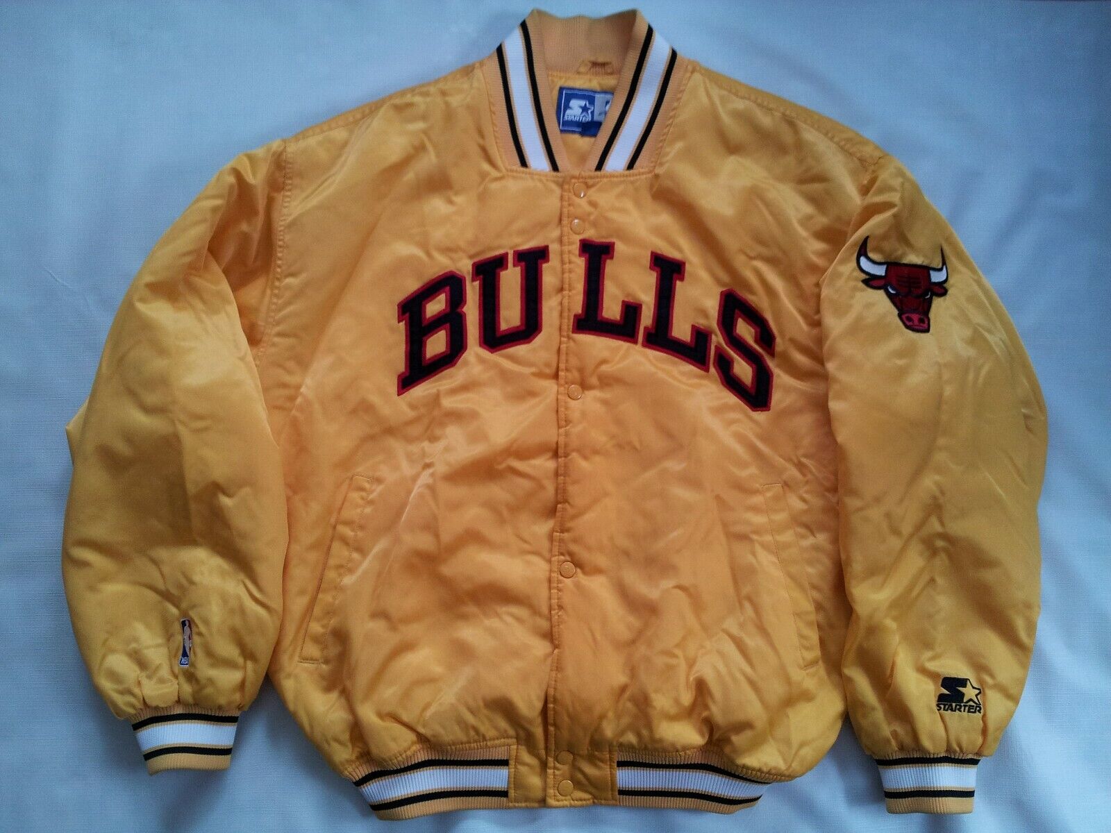 Chicago Bulls NBA Orange Satin Jacket - Paragon Jackets