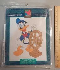 CAPTAIN DONALD DUCK Counted Cross Stitch Kit Unopened #36005 Mickey Unlimited