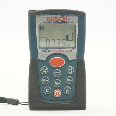 BOSCH DLE 50 PROFESSIONAL 距離計 Good!!]Bosch DLE 50 Professional Laser Distance Measure 50m Range