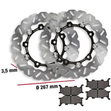 MF3862 Dischi e pastiglie Freno Anteriore Malossi TMax 500 2004 - 2007 Whoop 