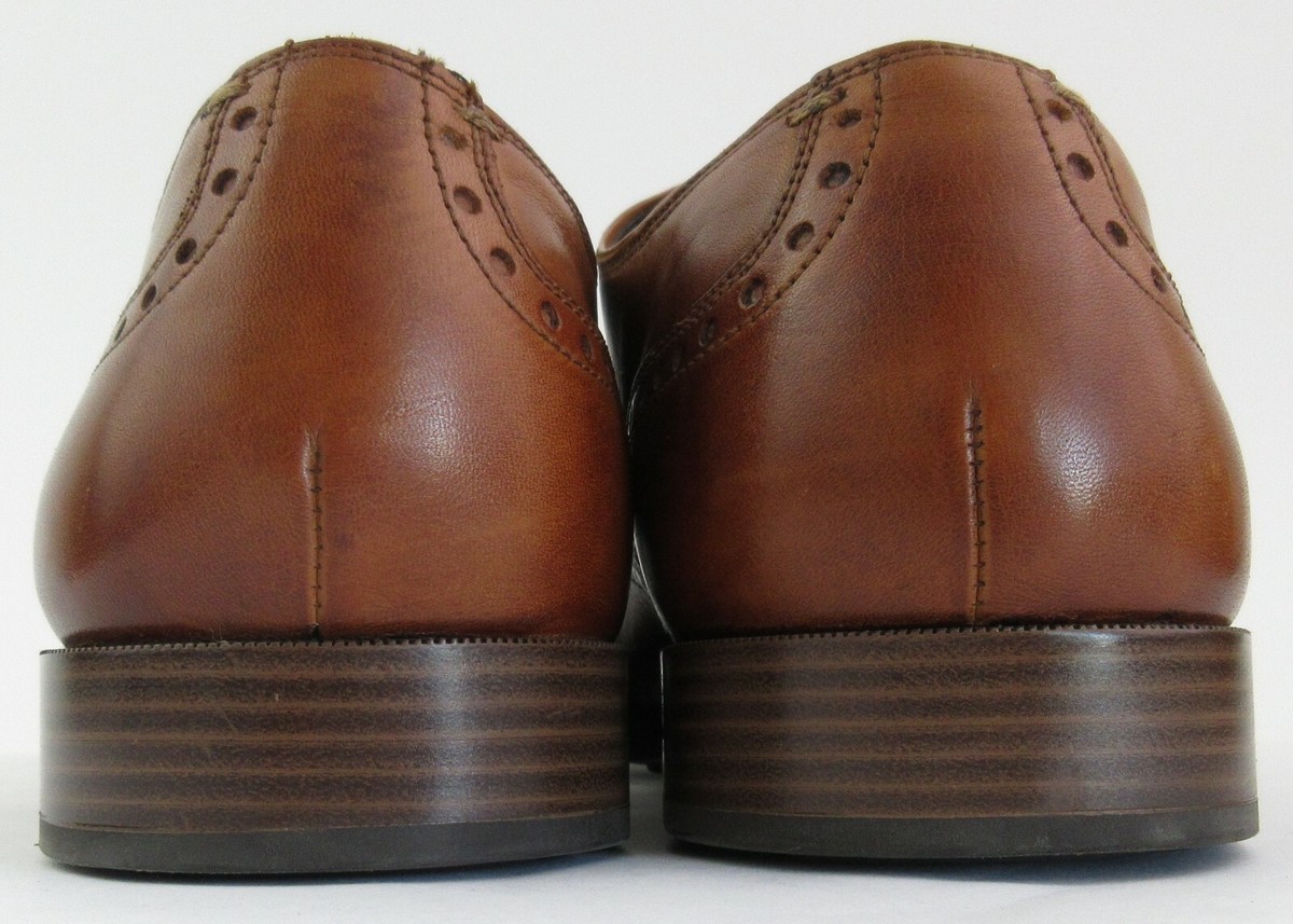 Cole Haan Jay Grand Wingtip Dress Shoes British Tan Sz 11.5 