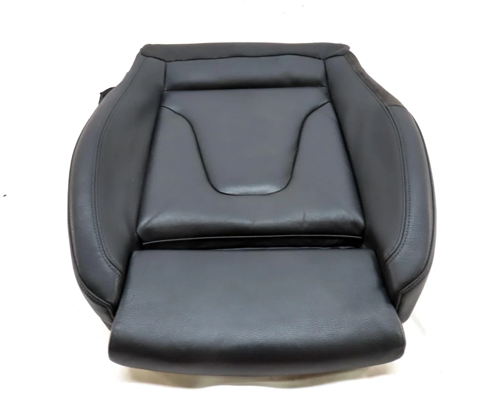 2014 AUDI A5 COUPE (B8 8T) FRONT RIGHT LOWER SPORT HEATED SEAT CUSHION (BLACK) - Image 3 of 4