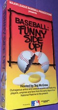 Baseball Funny Side Up VHS 1987 MLB Mel Allen Tug McGraw World Series Bloopers