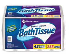 Member's Mark Ultra Premium Soft and Strong Toilet Paper, 2-Ply 235 sheets, 45