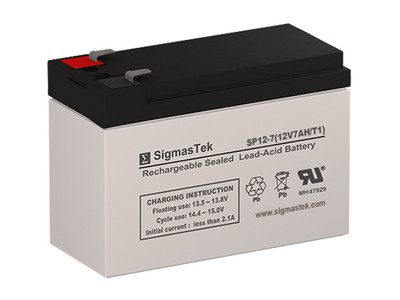 CyberPower AVRG750U UPS Battery - 12V 7.5Ah T2/F2 AGM Replacement by SigmasTek
