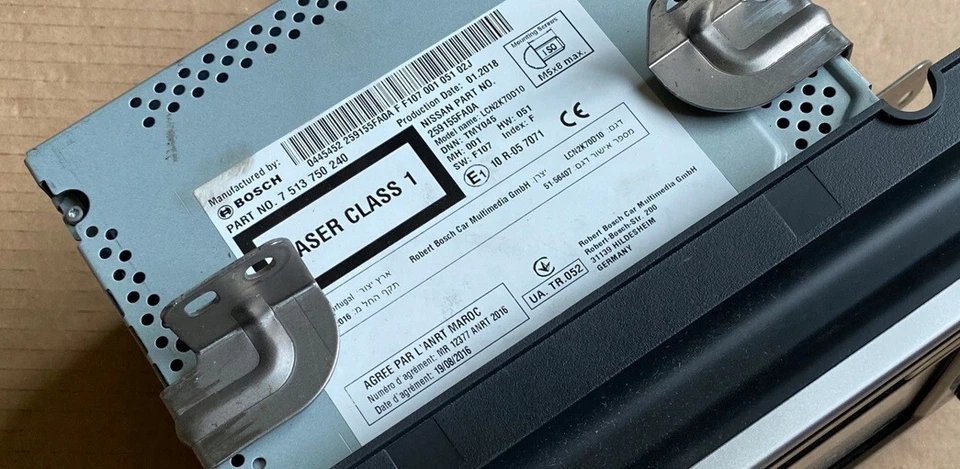 RADIO FM DAB Navi  1CD Mp3 SD Navigation  NISSAN Micra V K14 Navi  BOSCH 2018 Bj - Bild 3 von 4