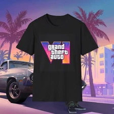 GTA 6 Grand Theft Auto VI Leonida Vice City Unisex Softstyle T-Shirt
