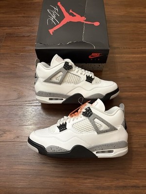 Air Jordan 4 Retro OG White Cement 2025 FV5029-100 Size 10 Men s New Damaged Box