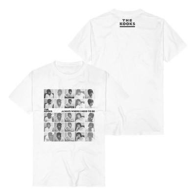 The Kooks T-Shirt Herren Always Where I Need To Be weiß
