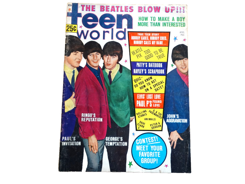Teen World – April 1965 – Beatles & More!