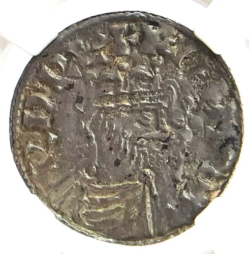 1042-1066 SILVER ENGLAND PENNY EDWARD THE CONFESSOR COIN NGC MS 62 HASTINGS MINT