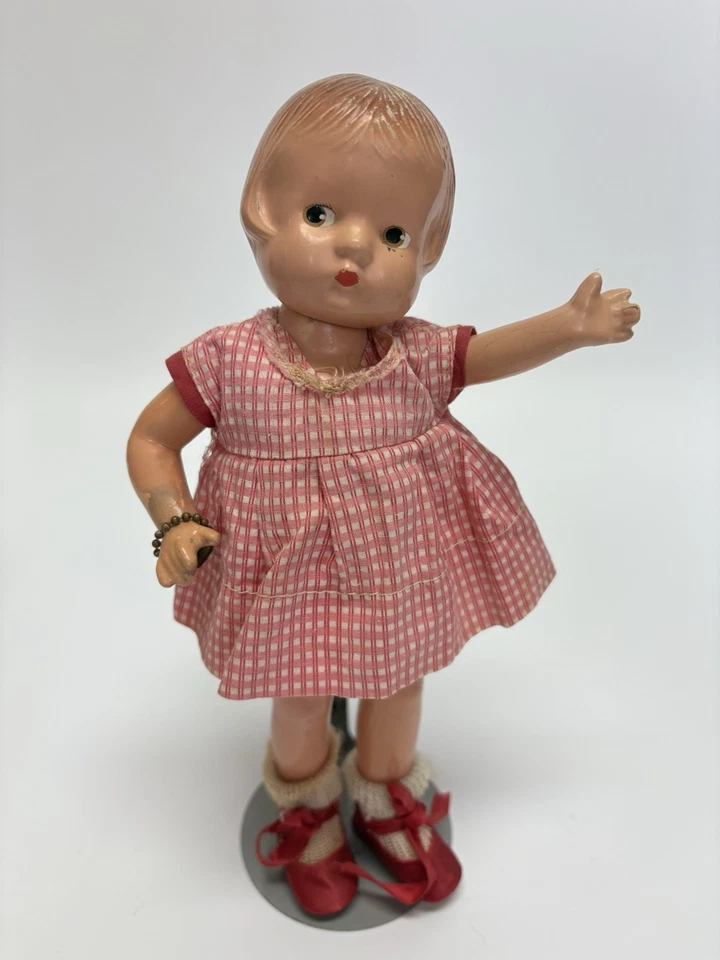 "Muñeca antigua EFFANBEE PATSYETTE Patsy 9,5"" Composición Muñeca ¡Lote de 3! WOW! Foto 3 de 4