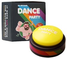 30 Second Dance Party ORIGINAL Button Novelty Toy Music Light Gag Office Desk
