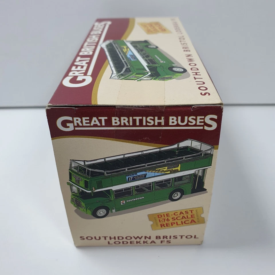 Atlas Editions Great British Buses Southdown Bristol Lodekka FS 1:76 Scale Boxed - Image 4 of 4