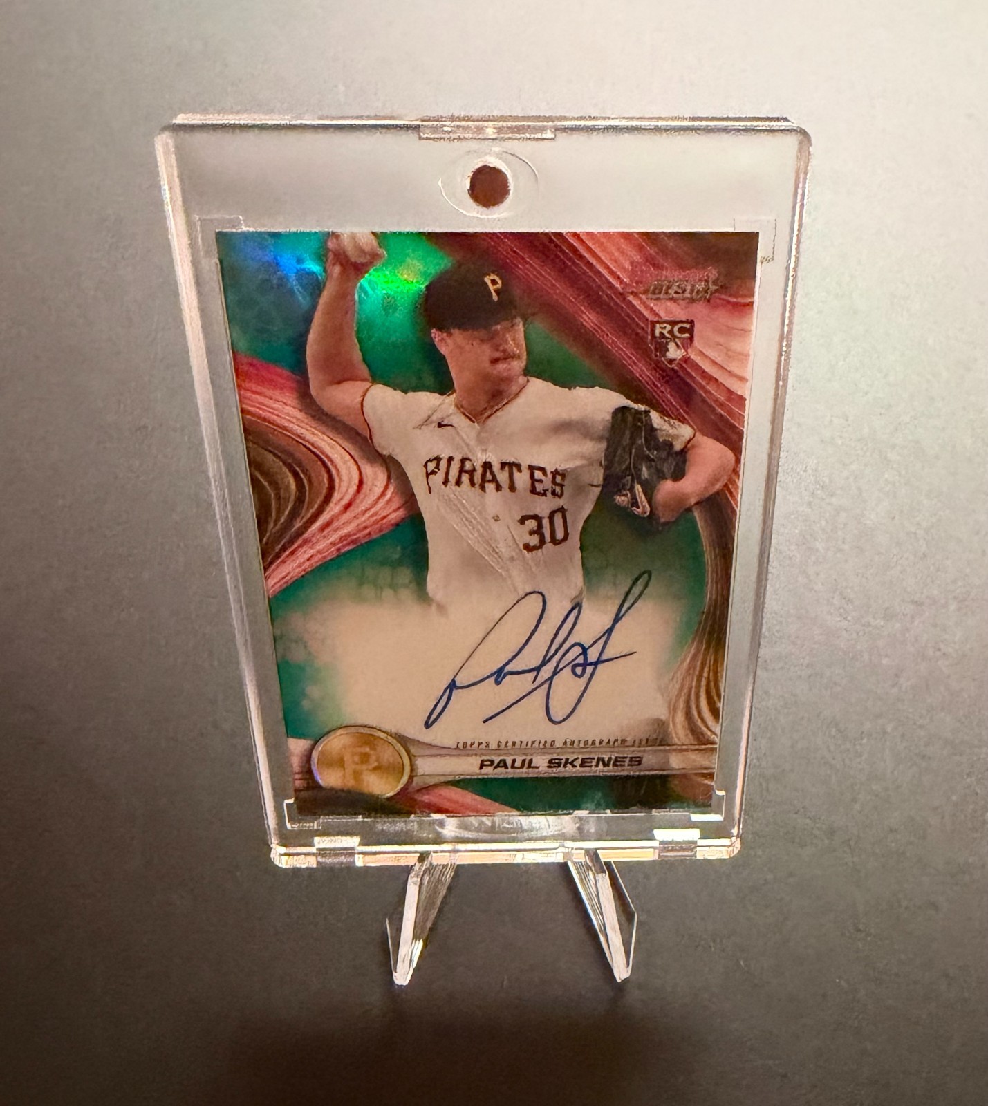 2024 Bowman's Best Paul Skenes Rookie Auto Teal Refractor /15 B24-PS