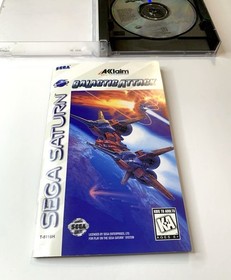 Galactic Attack (Sega Saturn 1995) -  Complete CIB Tested Registration Card