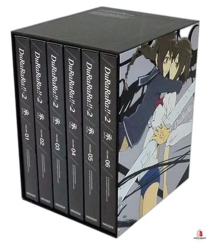 Durarara!! x2 Shou Vol 1-6 Complete Set Limited Blu-ray w/ Storage Box