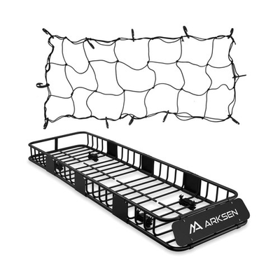 #ad ARKSEN 84quot;x23quot;x6quot; Long and Narrow Car Roof Rack Cargo Carrier Rooftop Basket ... $165.01