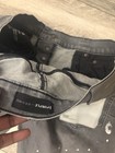 PURPLE BRAND Men's Gray Dark Wash Distressed Slim Straight 5-Pocket Jeans — photo 2