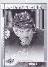 17/18 UD..J.T. MILLER..PORTRAITS..CARD # P-30..RANGERS..FREE COMBINED SHIPPING