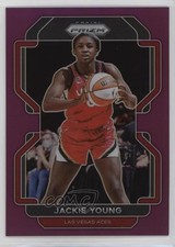 2022 Panini Prizm WNBA Purple Prizm 65/99 Jackie Young #7 1rw0