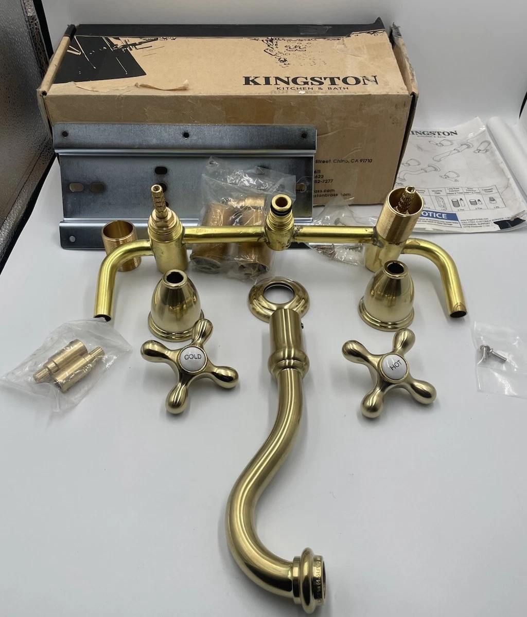 Kingston Brass Vintage 2-Handle Deck Mount Roman Tub Faucet in Oil