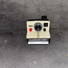 World's Smallest Miniature OneStep POLAROID LAND CAMERA Keychain Toy with Sound