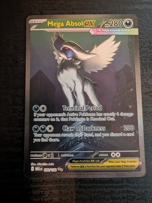 Mega Absol ex 180/132 Special Illustration Rare Mega Evolution Pokemon Holo NM