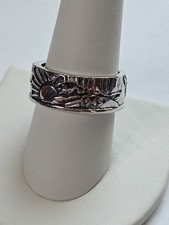 1945 Coin Half Dollar Ring WW II ERA S925 USA Liberty Size 9.5 Read Description