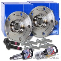 2X SKF Radlager Vorne/Hinten +Bgs NÜSse FÜR Audi A1 A3 Q3 TT Caddy VW Golf 5 6