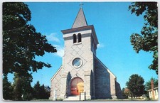 St. Agnes R.C. Church Niantic, Connecticut Postcard 1960s Chrome Posted