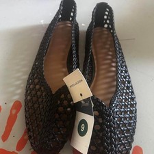 Universal threads black woven faux