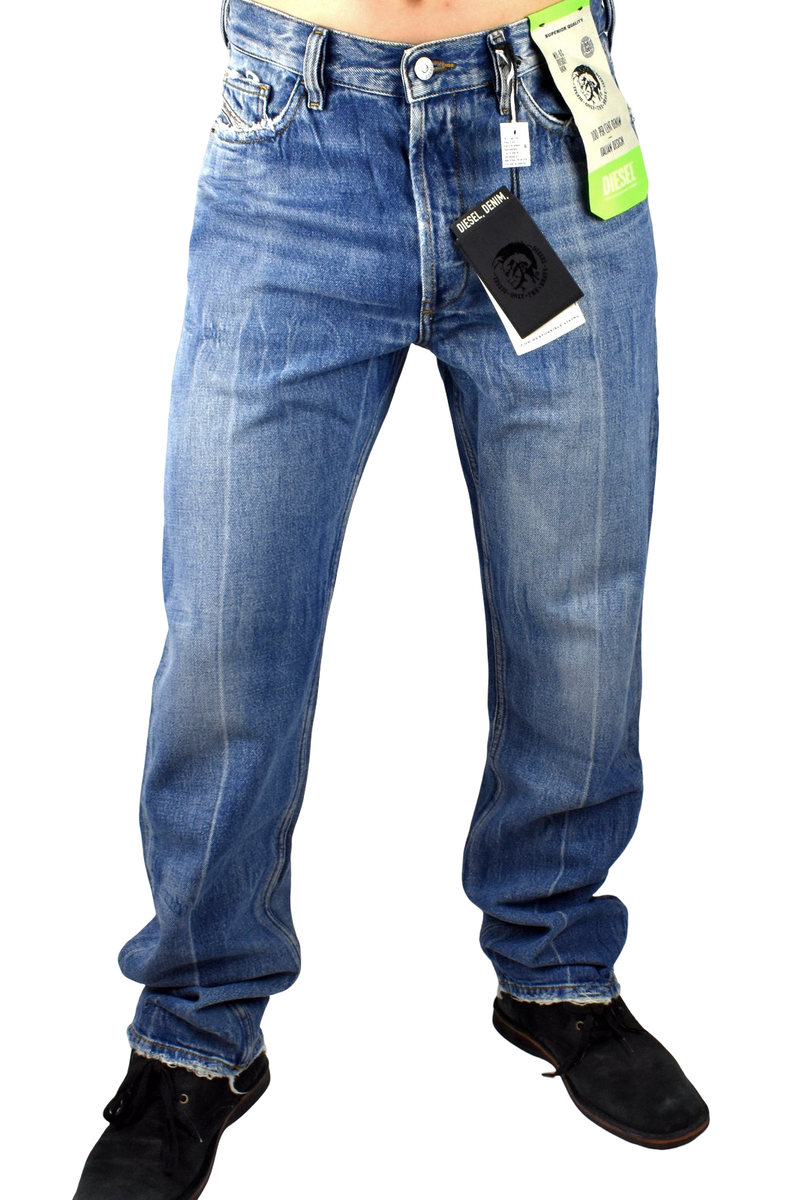 Diesel $295 Men's D-Macs Mid Waist Straight Fit Jeans - 09A25 Size