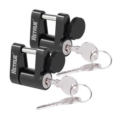 RETRUE Trailer Tongue Coupler Lock with Cap, Trailer Hitch Lock,Dia... Fast Ship