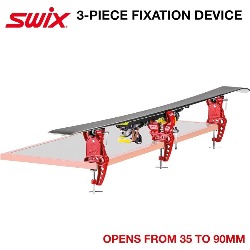 Swix バイス SWIX T149-50 Ski Vise With 50mm Wide Jaws|Adjustable Clamps For