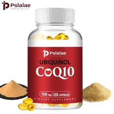 Pslalae CoQ10 100mg Supplement - 100% Pure Dietary Supplement (120 tablets)