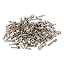 100pcs 4 -40 5 12mm F/M Brass Hex Standoff Spacer Screws PCB Nickel Plated