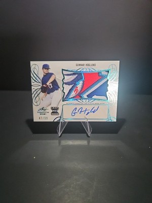 2021 Leaf Trinity Patch Auto Gunner Hoglund 47/99