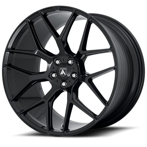 One 20x9 Asanti Black ABL27 Dynasty 5x112 25 Gloss Black Wheel Rim 72.6 - Foto 3 di 3