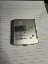 Sony MiniDisc MZ-R55 Walkman Portable Recorder Silver