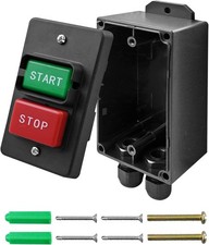 Table Saw Switch 110/ 220V, Single Phase On/Off for Power Control and...