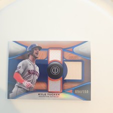 2025 TOPPS TRIBUTE Kyle Tucker ORANGE JERSEY/BAT #23/25 **CHICAGO CUBS**