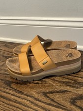 Reef Cushion Vista Hi Women's 10 Sandals Cognac Brown 